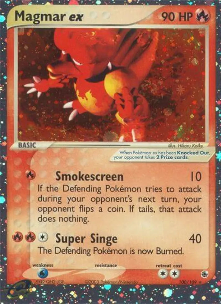 Magmar ex - Ruby and Sapphire