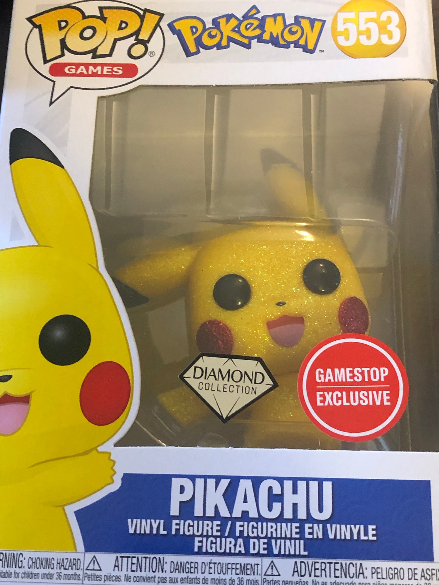 Diamond! Pikachu pop Funko